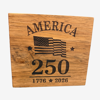 America 250 years block