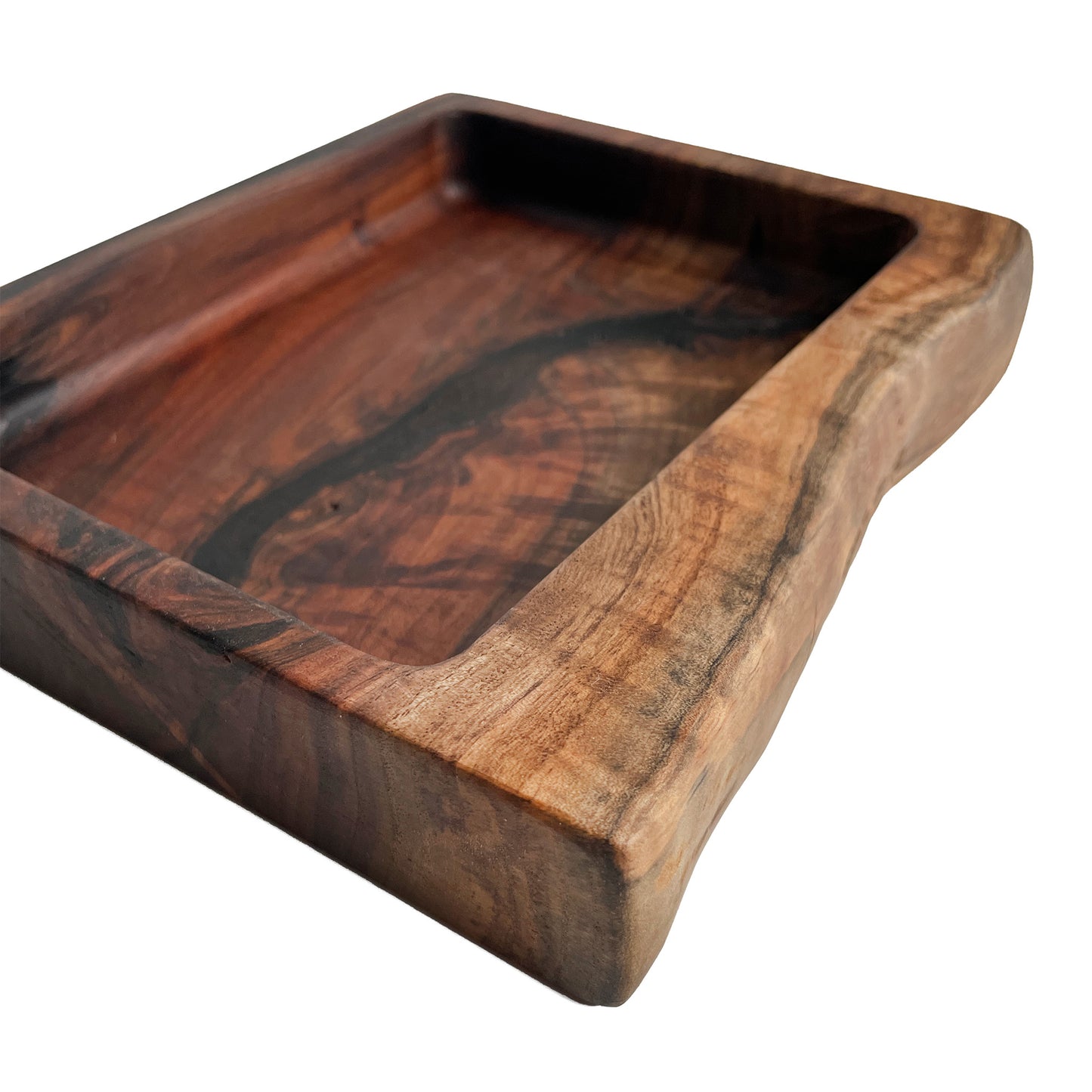 Live Edge Catchall Tray - Walnut