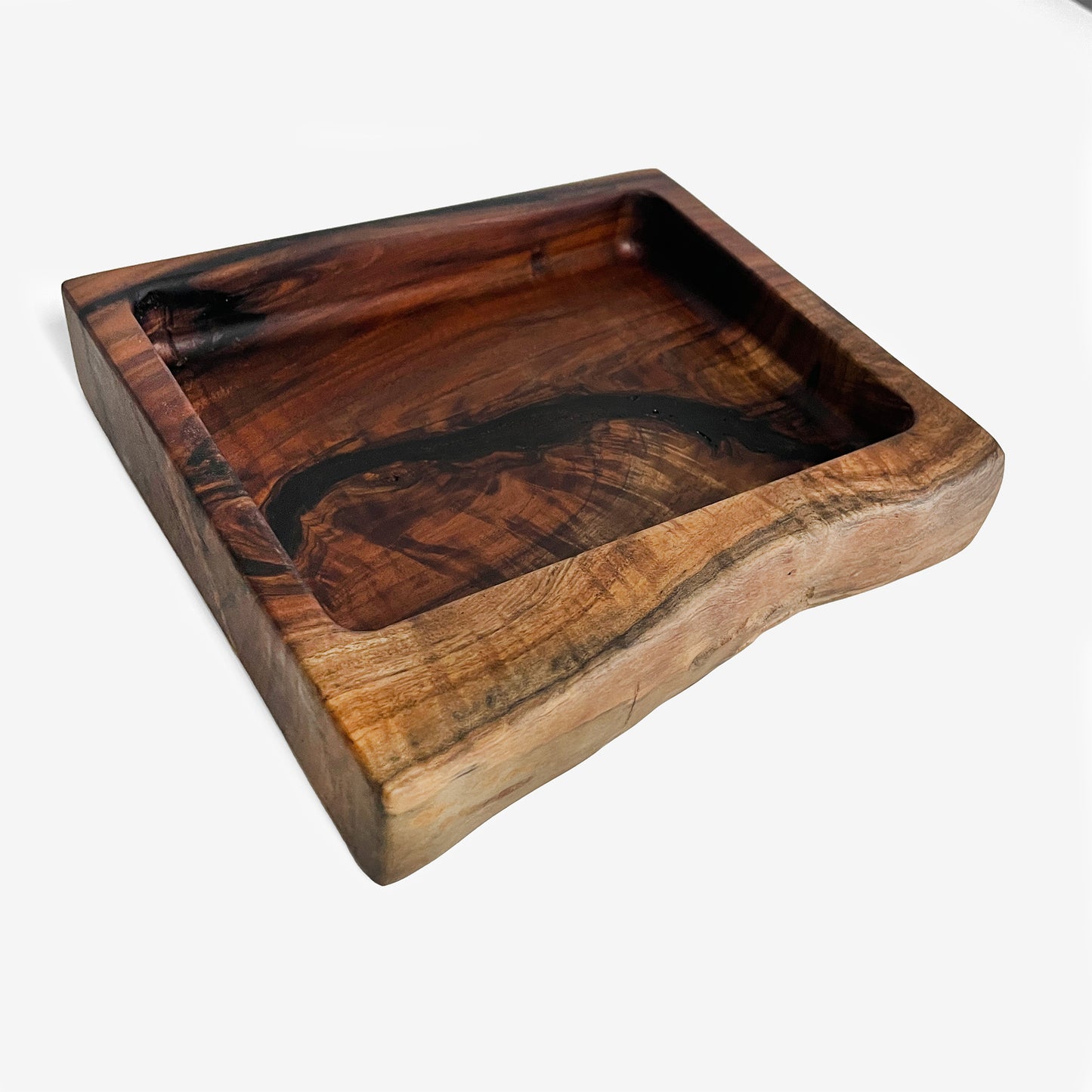 Live Edge Catchall Tray - Walnut