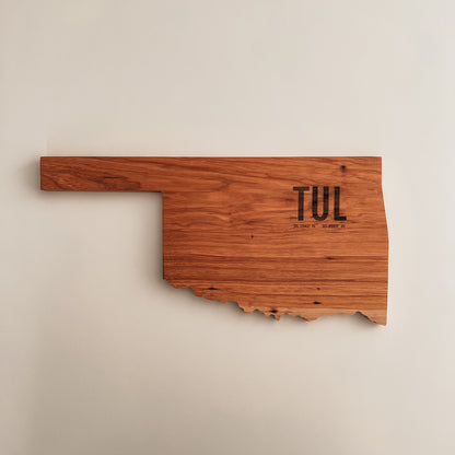 Oklahoma Cutting/Serving Board - Tulsa TUL