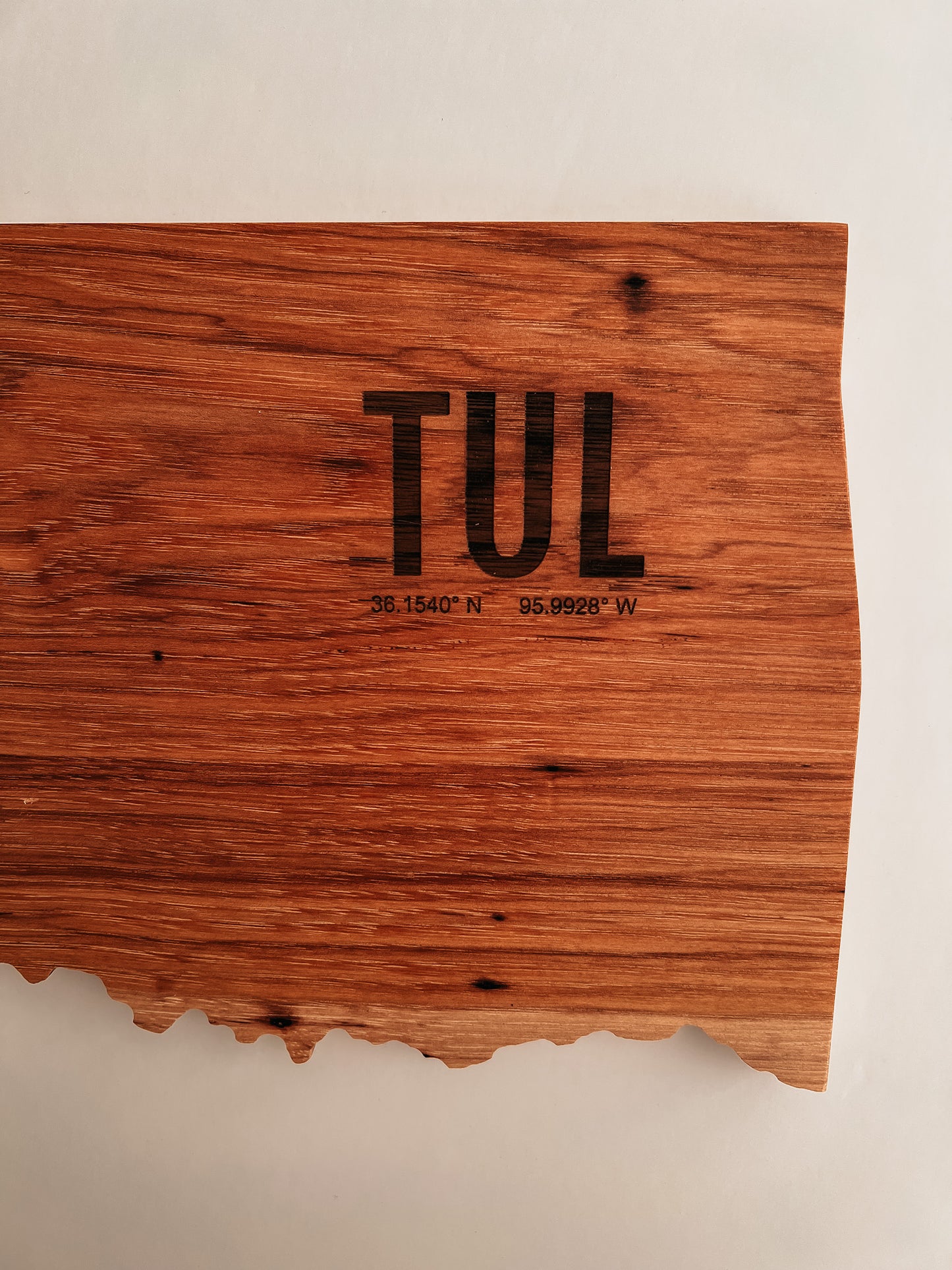 Oklahoma Cutting/Serving Board - Tulsa TUL