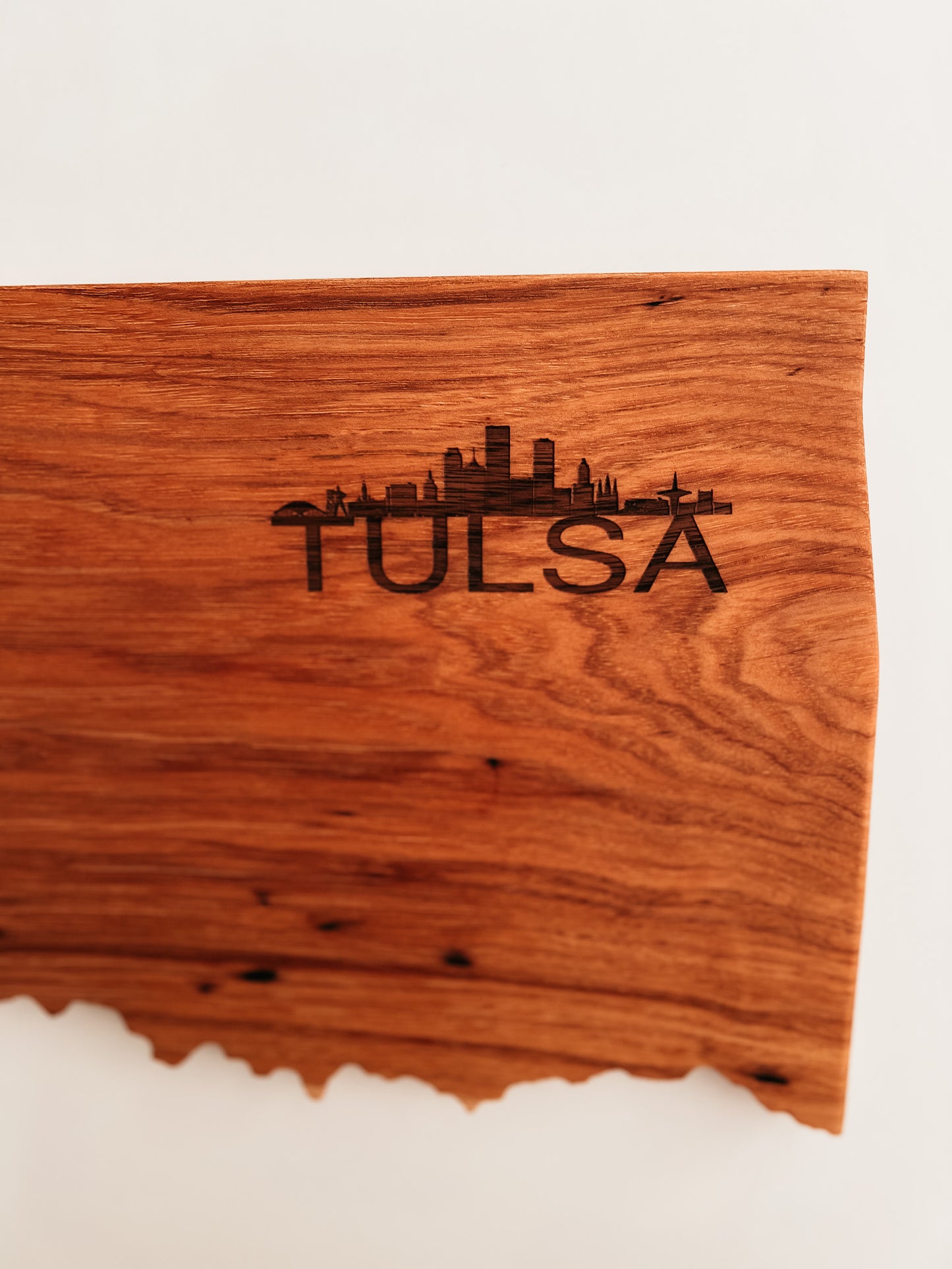 Oklahoma Cutting/Serving Board - Tulsa Skyline