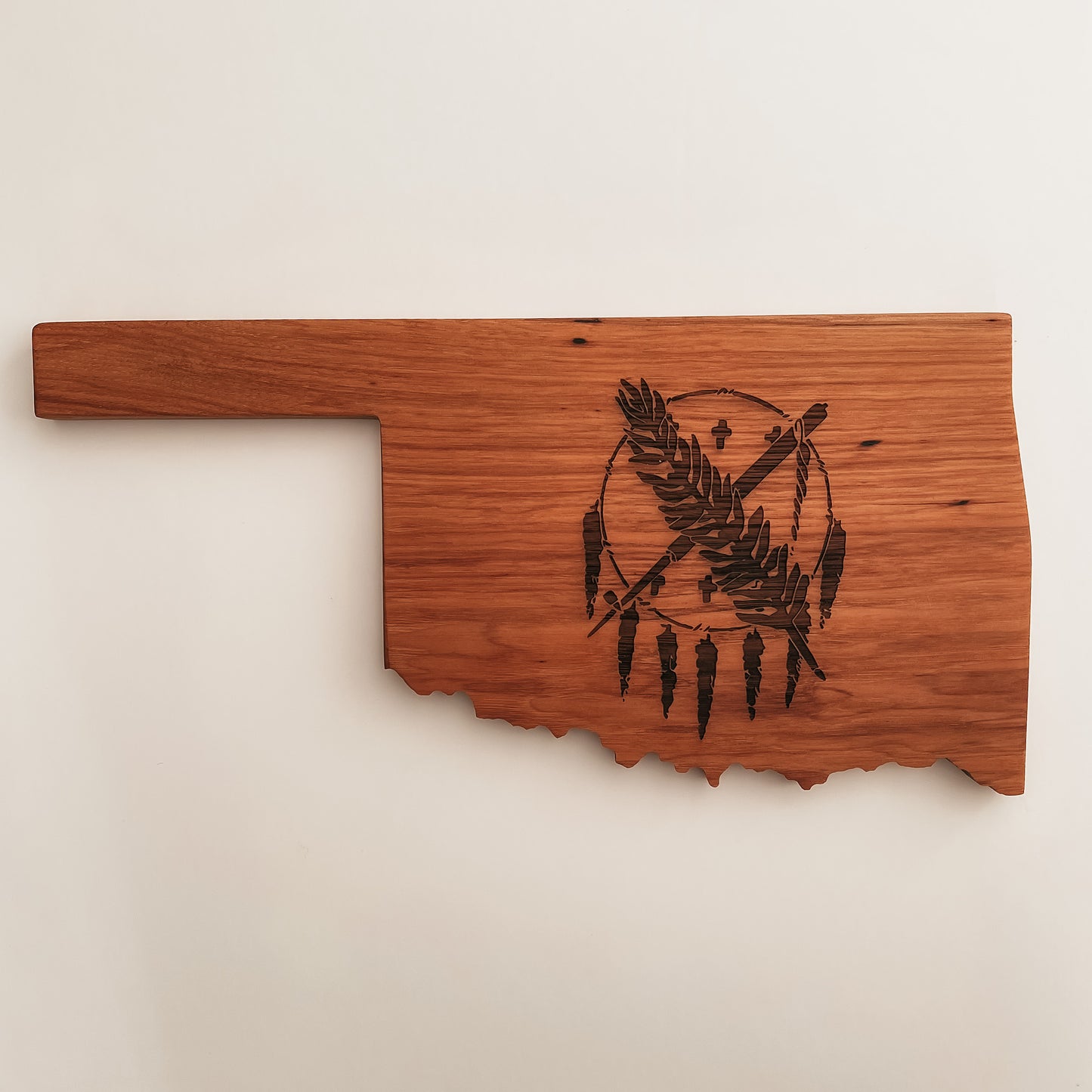 Oklahoma Cutting/Serving Board - Oklahoma Flag