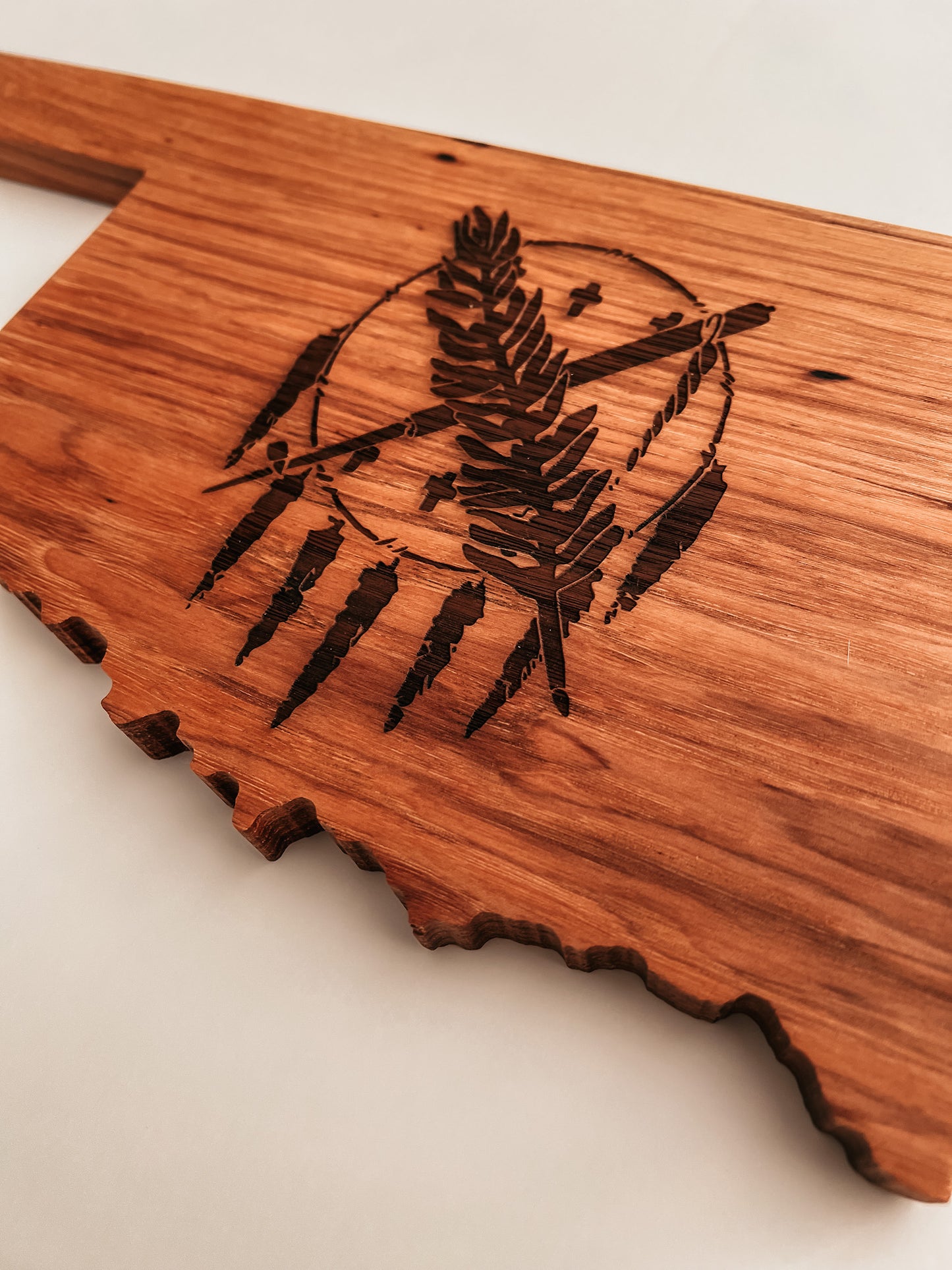 Oklahoma Cutting/Serving Board - Oklahoma Flag