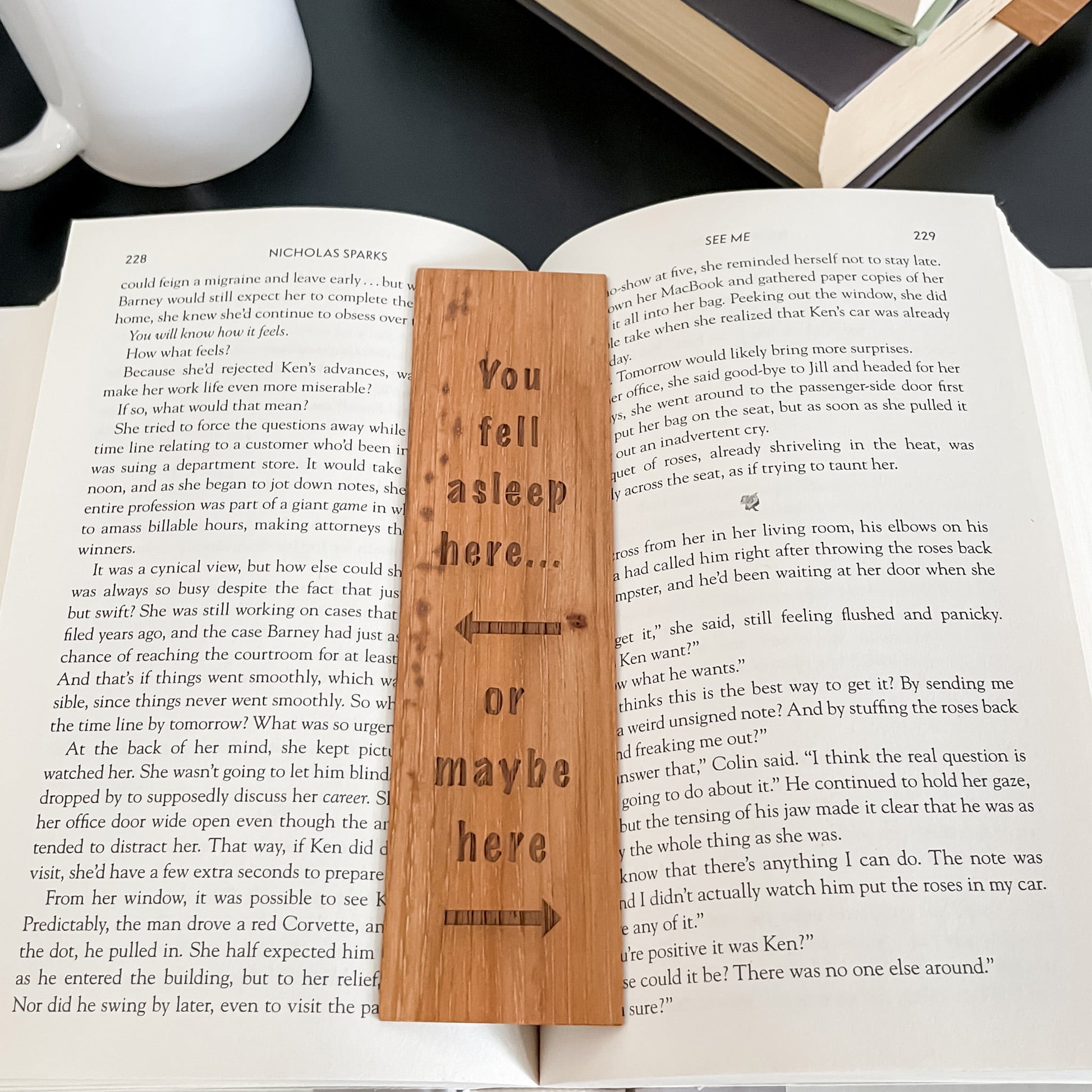 The Little Red Bookmark - Printed Wood Bookmark — BBeeStudios